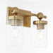 Myhouse Lighting Quorum - 560-2-80 - Two Light Vanity - Lee Boulevard - Aged Brass