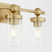 Myhouse Lighting Quorum - 560-4-80 - Four Light Vanity - Lee Boulevard - Aged Brass