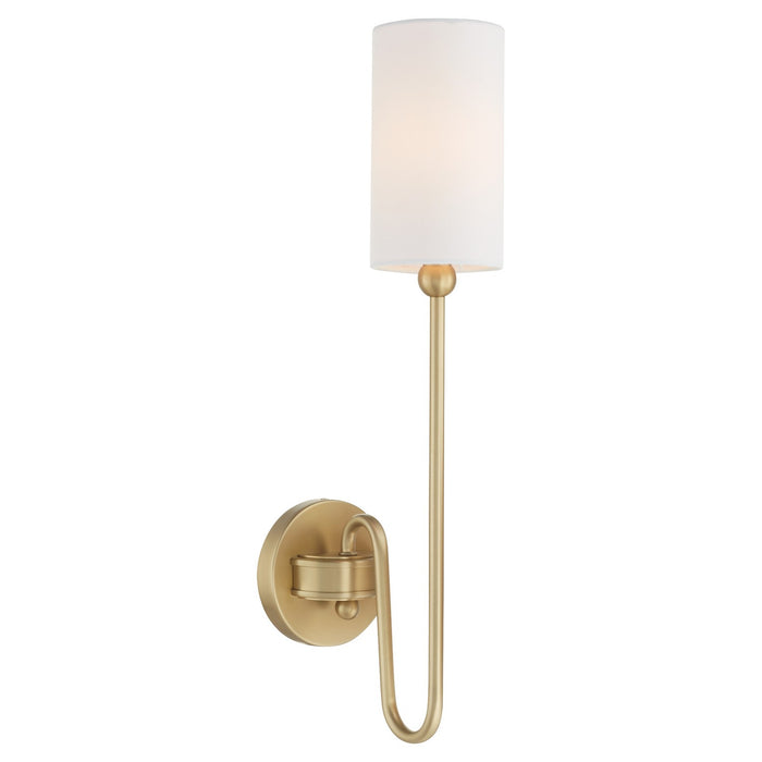 Myhouse Lighting Quorum - 597-1-80 - One Light Wall Mount - Charlotte - Aged Brass