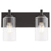 Myhouse Lighting Quorum - 5200-2-59 - Two Light Vanity - Fallstaff - Matte Black