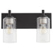 Myhouse Lighting Quorum - 5200-2-59 - Two Light Vanity - Fallstaff - Matte Black