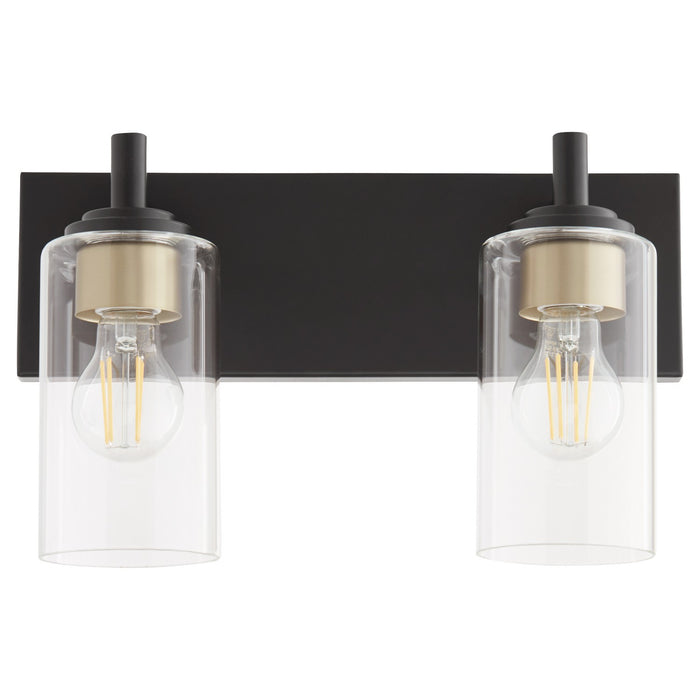 Myhouse Lighting Quorum - 5200-2-59 - Two Light Vanity - Fallstaff - Matte Black