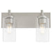 Myhouse Lighting Quorum - 5200-2-65 - Two Light Vanity - Fallstaff - Satin Nickel