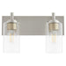 Myhouse Lighting Quorum - 5200-2-65 - Two Light Vanity - Fallstaff - Satin Nickel