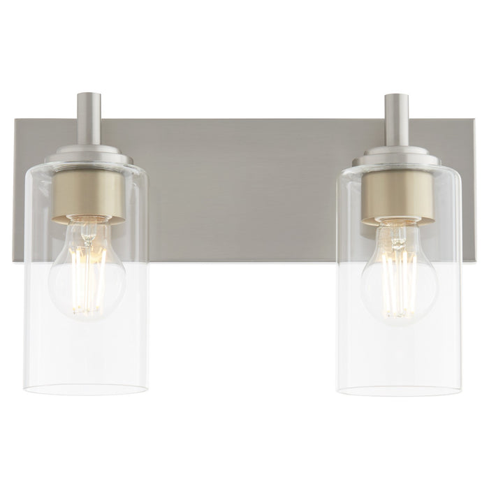 Myhouse Lighting Quorum - 5200-2-65 - Two Light Vanity - Fallstaff - Satin Nickel