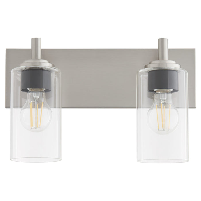 Myhouse Lighting Quorum - 5200-2-65 - Two Light Vanity - Fallstaff - Satin Nickel