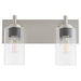 Myhouse Lighting Quorum - 5200-2-65 - Two Light Vanity - Fallstaff - Satin Nickel