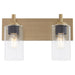 Myhouse Lighting Quorum - 5200-2-80 - Two Light Vanity - Fallstaff - Aged Brass