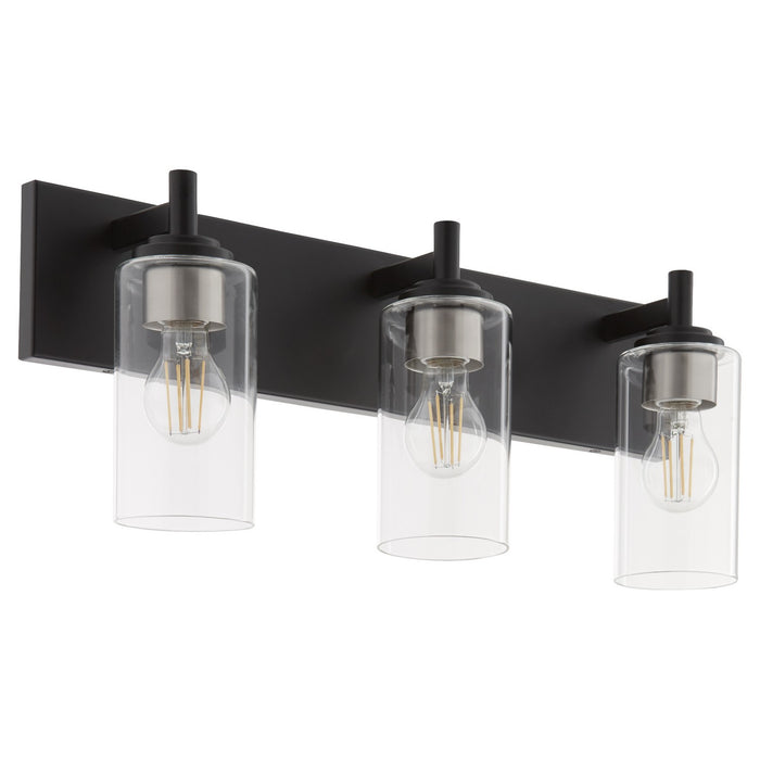 Myhouse Lighting Quorum - 5200-3-59 - Three Light Vanity - Fallstaff - Matte Black