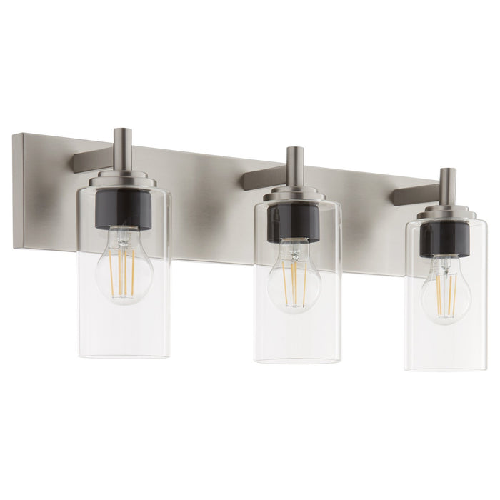 Myhouse Lighting Quorum - 5200-3-65 - Three Light Vanity - Fallstaff - Satin Nickel