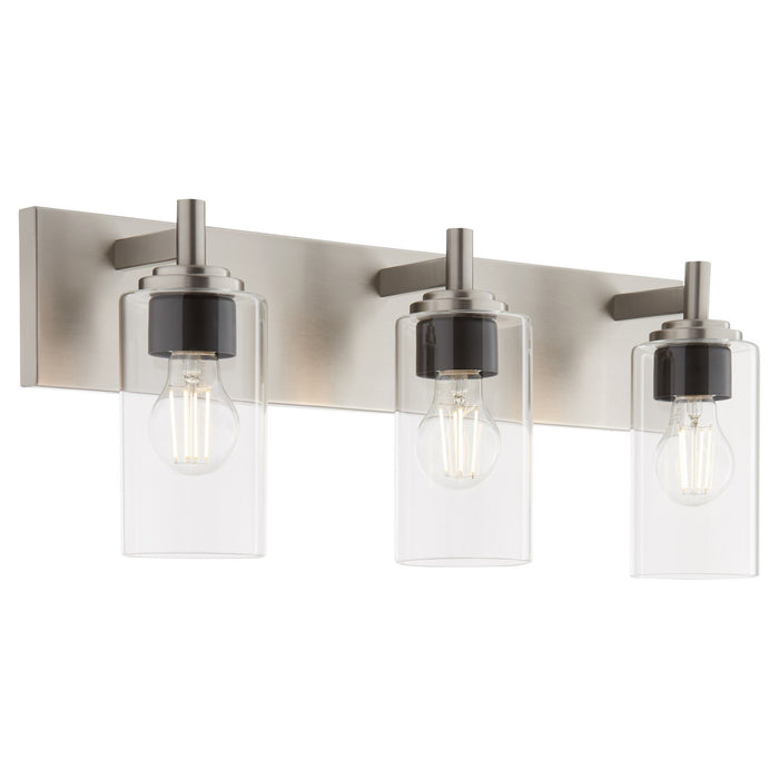 Myhouse Lighting Quorum - 5200-3-65 - Three Light Vanity - Fallstaff - Satin Nickel