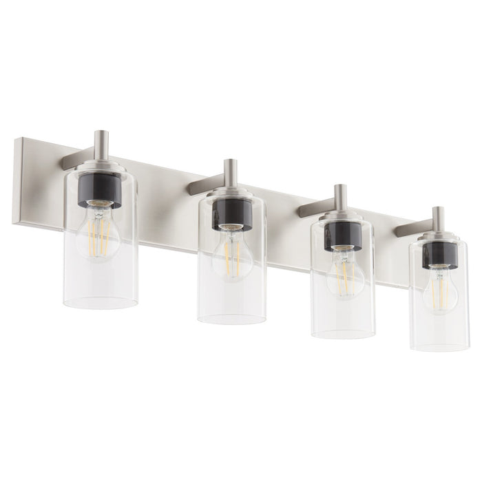 Myhouse Lighting Quorum - 5200-4-65 - Four Light Vanity - Fallstaff - Satin Nickel