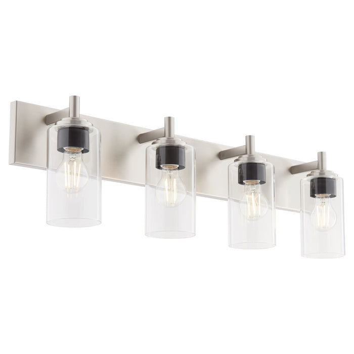 Myhouse Lighting Quorum - 5200-4-65 - Four Light Vanity - Fallstaff - Satin Nickel