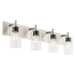 Myhouse Lighting Quorum - 5200-4-65 - Four Light Vanity - Fallstaff - Satin Nickel