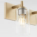 Myhouse Lighting Quorum - 5200-4-80 - Four Light Vanity - Fallstaff - Aged Brass