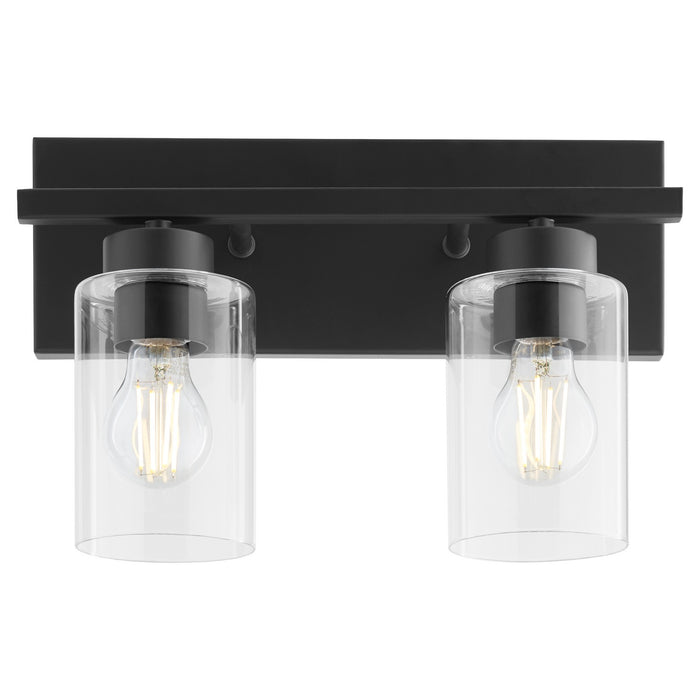 Myhouse Lighting Quorum - 5012-2-59 - Two Light Vanity - Carter - Matte Black