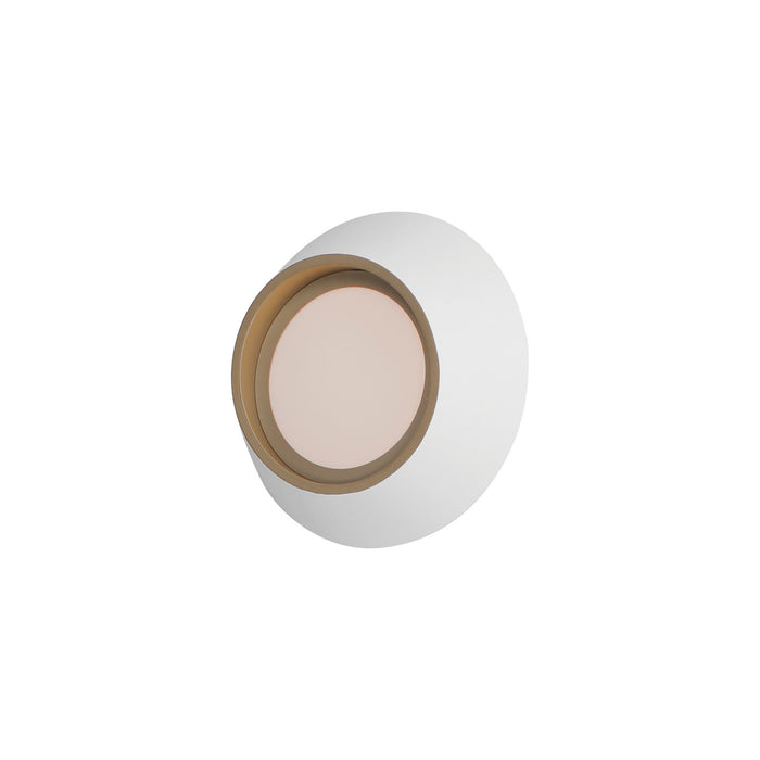 Myhouse Lighting ET2 - E51030-WTGLD - LED Wall Sconce/Flush Mount - Slant - White/Gold