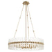 Myhouse Lighting Cyan - 11627 - Six Light Chandelier - Nobel - Aged Brass