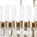 Myhouse Lighting Cyan - 11627 - Six Light Chandelier - Nobel - Aged Brass