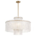 Myhouse Lighting Cyan - 11631 - Nine Light Chandelier - Othello - Aged Brass