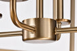 Myhouse Lighting Nuvo Lighting - 60-7931 - Four Light Pendant - Emma - Burnished Brass