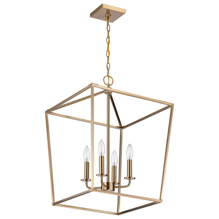 Myhouse Lighting Nuvo Lighting - 60-7931 - Four Light Pendant - Emma - Burnished Brass