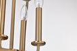 Myhouse Lighting Nuvo Lighting - 60-7932 - Four Light Pendant - Emma - Burnished Brass