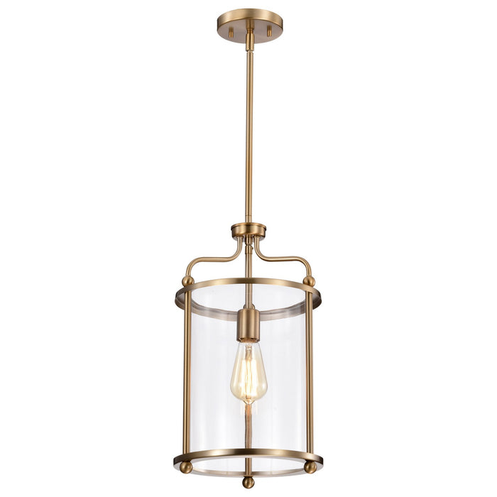 Myhouse Lighting Nuvo Lighting - 60-7935 - One Light Pendant - Yorktown - Burnished Brass