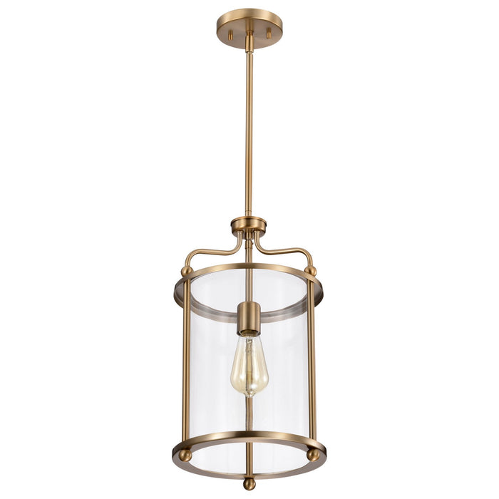 Myhouse Lighting Nuvo Lighting - 60-7935 - One Light Pendant - Yorktown - Burnished Brass