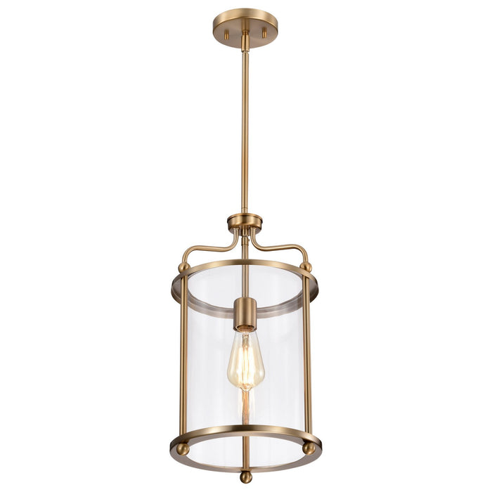 Myhouse Lighting Nuvo Lighting - 60-7935 - One Light Pendant - Yorktown - Burnished Brass