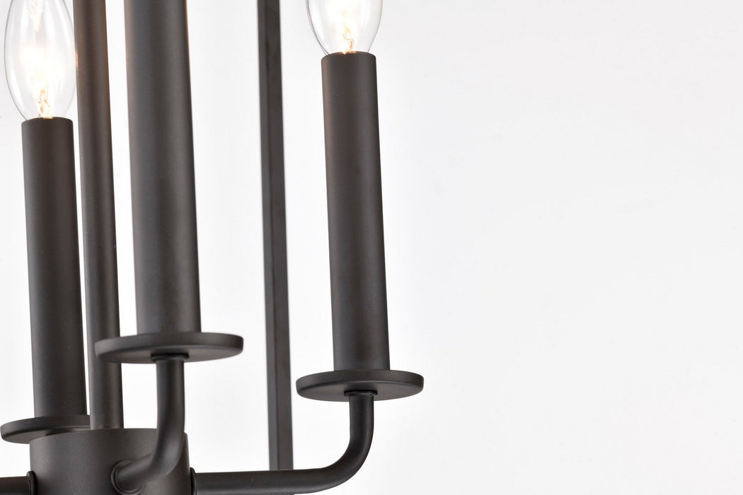 Myhouse Lighting Nuvo Lighting - 60-7941 - Four Light Pendant - Emma - Matte Black