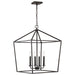 Myhouse Lighting Nuvo Lighting - 60-7941 - Four Light Pendant - Emma - Matte Black