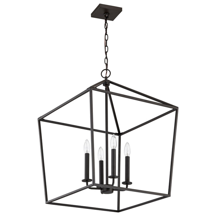 Myhouse Lighting Nuvo Lighting - 60-7941 - Four Light Pendant - Emma - Matte Black