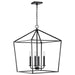 Myhouse Lighting Nuvo Lighting - 60-7942 - Four Light Pendant - Emma - Matte Black