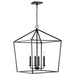 Myhouse Lighting Nuvo Lighting - 60-7942 - Four Light Pendant - Emma - Matte Black