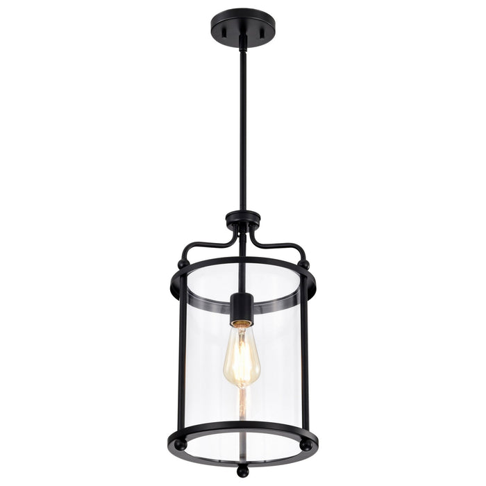 Myhouse Lighting Nuvo Lighting - 60-7945 - One Light Pendant - Yorktown - Matte Black