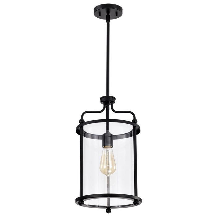 Myhouse Lighting Nuvo Lighting - 60-7945 - One Light Pendant - Yorktown - Matte Black