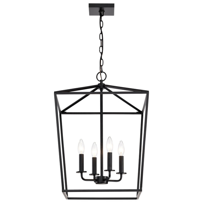 Myhouse Lighting Nuvo Lighting - 60-7951 - Four Light Pendant - Emma - Dark Bronze