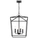 Myhouse Lighting Nuvo Lighting - 60-7951 - Four Light Pendant - Emma - Dark Bronze