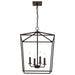 Myhouse Lighting Nuvo Lighting - 60-7952 - Four Light Pendant - Emma - Dark Bronze