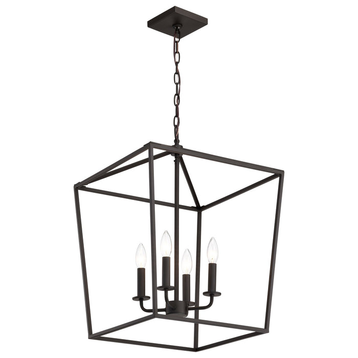 Myhouse Lighting Nuvo Lighting - 60-7952 - Four Light Pendant - Emma - Dark Bronze