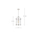 Myhouse Lighting Nuvo Lighting - 60-7955 - One Light Pendant - Yorktown - Polished Nickel