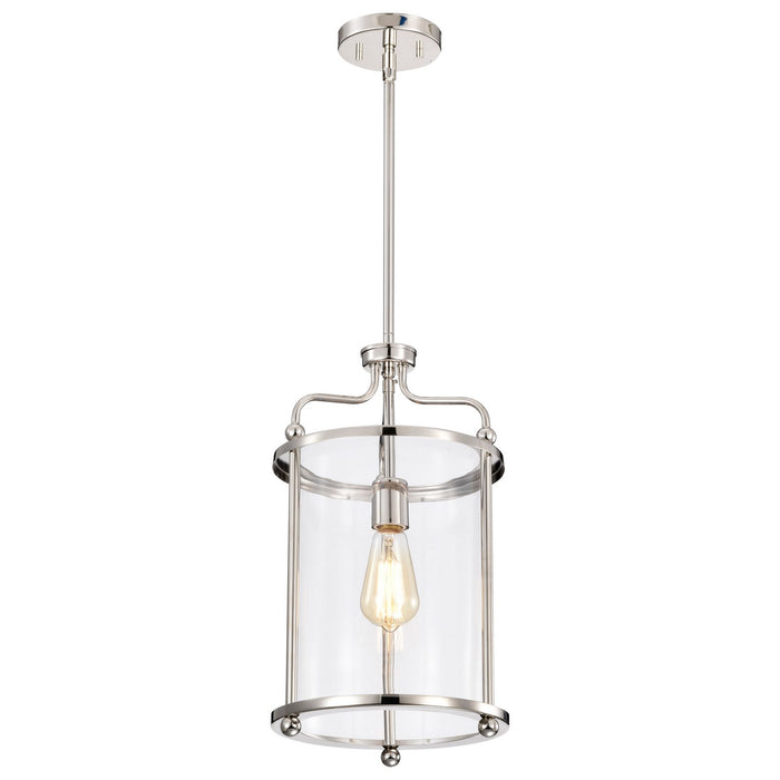 Myhouse Lighting Nuvo Lighting - 60-7955 - One Light Pendant - Yorktown - Polished Nickel