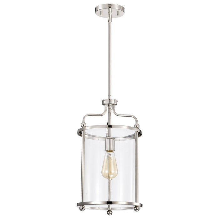 Myhouse Lighting Nuvo Lighting - 60-7955 - One Light Pendant - Yorktown - Polished Nickel