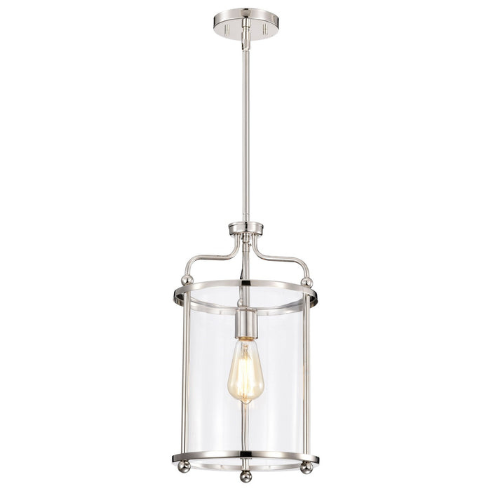 Myhouse Lighting Nuvo Lighting - 60-7955 - One Light Pendant - Yorktown - Polished Nickel