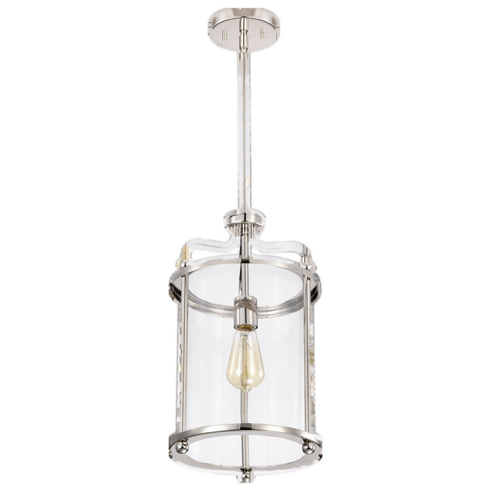 Myhouse Lighting Nuvo Lighting - 60-7955 - One Light Pendant - Yorktown - Polished Nickel