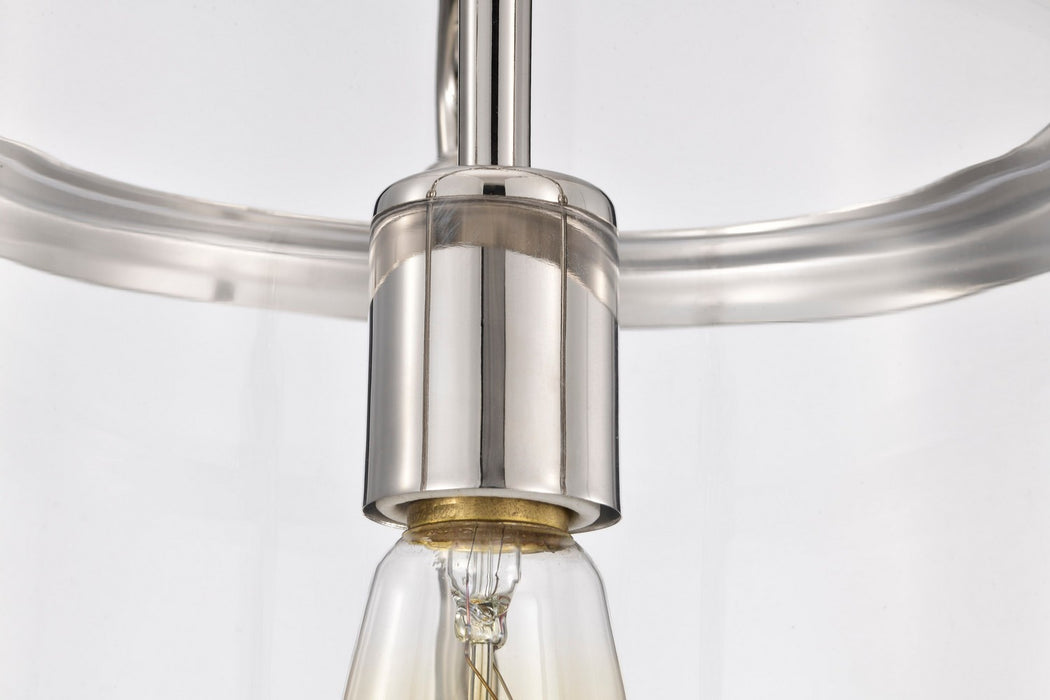 Myhouse Lighting Nuvo Lighting - 60-7955 - One Light Pendant - Yorktown - Polished Nickel