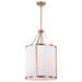 Myhouse Lighting Nuvo Lighting - 60-7962 - Three Light Pendant - Easton - Burnished Brass