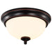 Myhouse Lighting Nuvo Lighting - 62-1557 - LED Flush Mount - Mahogany Bronze