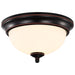 Myhouse Lighting Nuvo Lighting - 62-1557 - LED Flush Mount - Mahogany Bronze